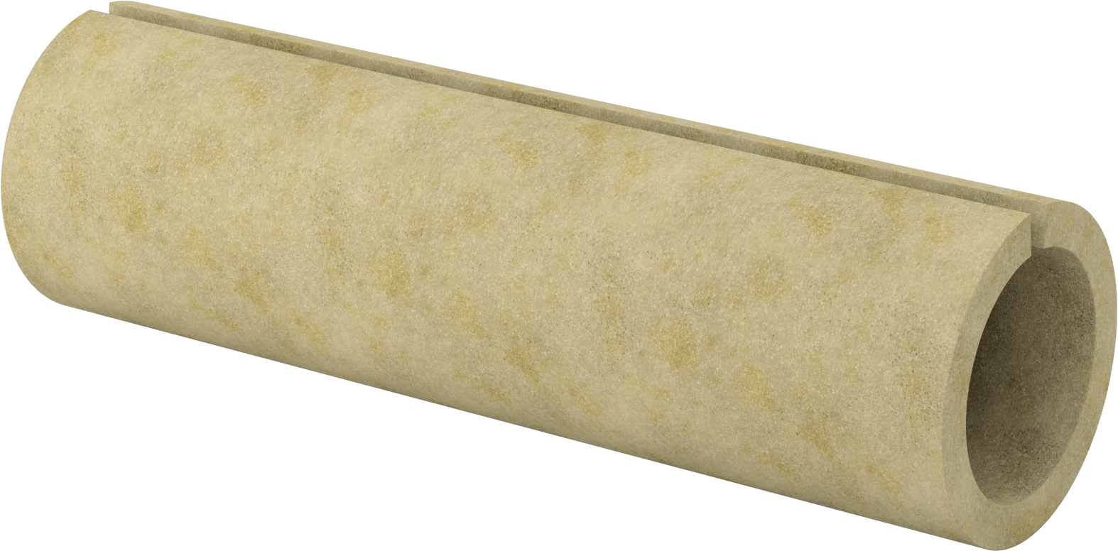 Mineral Yün Boru Yalıtımı, Tüp, 8-5/8" ID, 3-1/4 Fit Uzunluk, 1-1/2" Duvar Kalınlığı