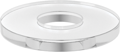 Neme Dayanıklı Yastıklama Pul, 1/4" Vida Boyutu için, 0.286" ID, 0.750" OD