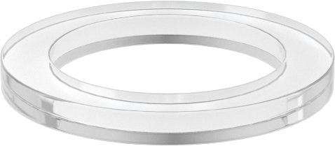 Neme Dayanıklı Yastıklama Pul, 1/2" Vida Boyutu için, 0.530" ID, 0.750" OD
