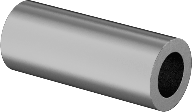 Yüksek Sıcaklık Grafit Yağlamalı Kovanlı Rulman, 841 Bronz, 5/16“ Mil Çapı ve 1/2” Muhafaza İç Çapı için, 1,25" Uzunluk