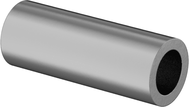 Yüksek Sıcaklık Grafit Yağlamalı Kovanlı Rulman, 841 Bronz, 1/4“ Mil Çapı ve 3/8” Muhafaza İç Çapı için, 1" Uzunluk
