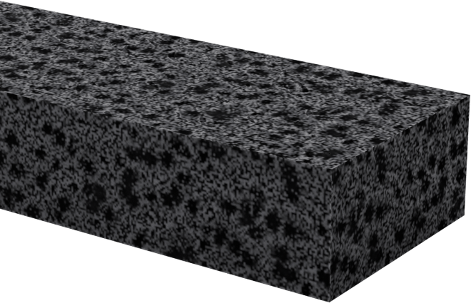 Alev Geciktirici Yağa Dayanıklı Karışımlı Buna-N Köpük, Yapışkanlı Arka Şerit, 3/8" x 50 Feet, 3/16" Kalınlık