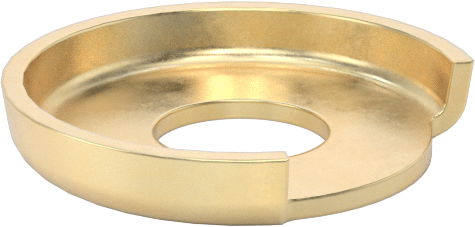 Brass Electrical-Terminal Washers, Number 8 Screw Size, 0.168" ID, 0.453" OD