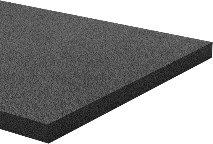 Ultra Hava Koşullarına Dayanıklı EPDM Köpük Levha, Yapışkanlı, Ultra Yumuşak, 2 inç Genişlik, 1/8" Kalınlık, 50 Fit Uzunluk