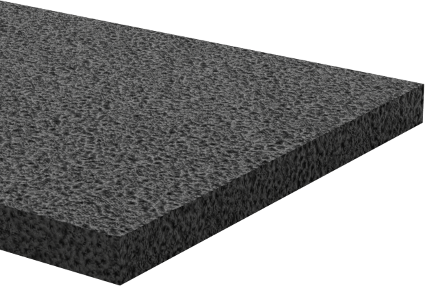 Ultra Hava Koşullarına Dayanıklı EPDM Köpük Levha, Ultra Yumuşak, 3/4" Genişlik, 1/16" Kalınlık, 10 Fit Uzunluk