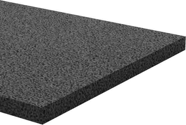 Ultra Hava Koşullarına Dayanıklı EPDM Köpük Levha, Yapışkanlı, Ultra Yumuşak, 1" Genişlik, 1/16" Kalınlık, 10 Fit Uzunluk