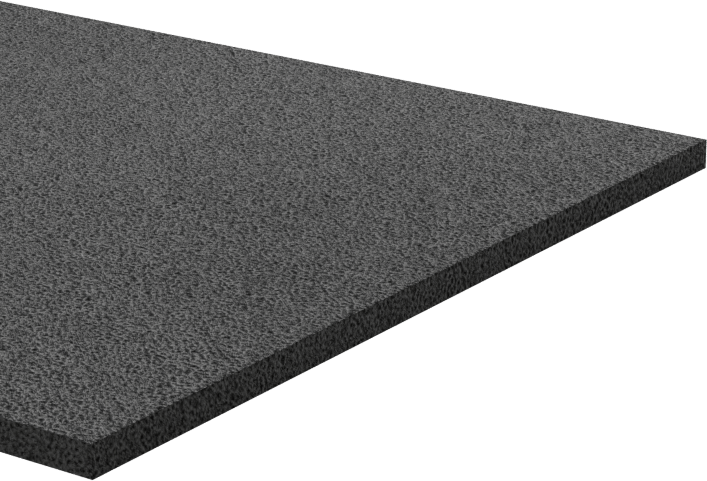 Ultra Hava Koşullarına Dayanıklı EPDM Köpük Levha, Yapışkanlı, Ultra Yumuşak, 2 inç Genişlik, 1/16" Kalınlık, 10 Fit Uzunluk