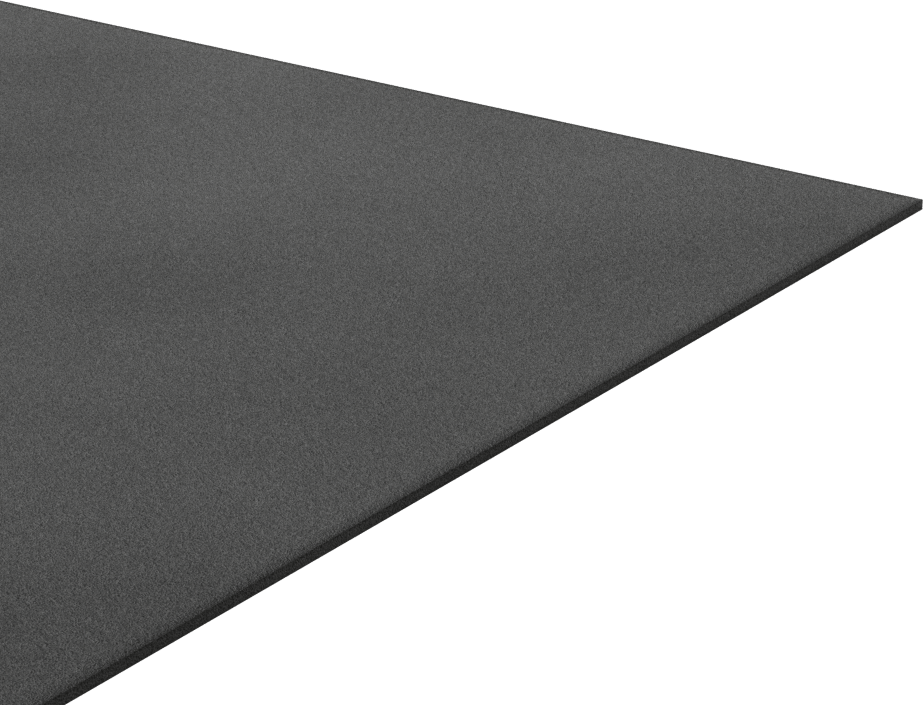 Ultra Hava Koşullarına Dayanıklı EPDM Köpük Levha, Ultra Yumuşak, 12" Genişlik, 1/16" Kalınlık, 12" Uzunluk