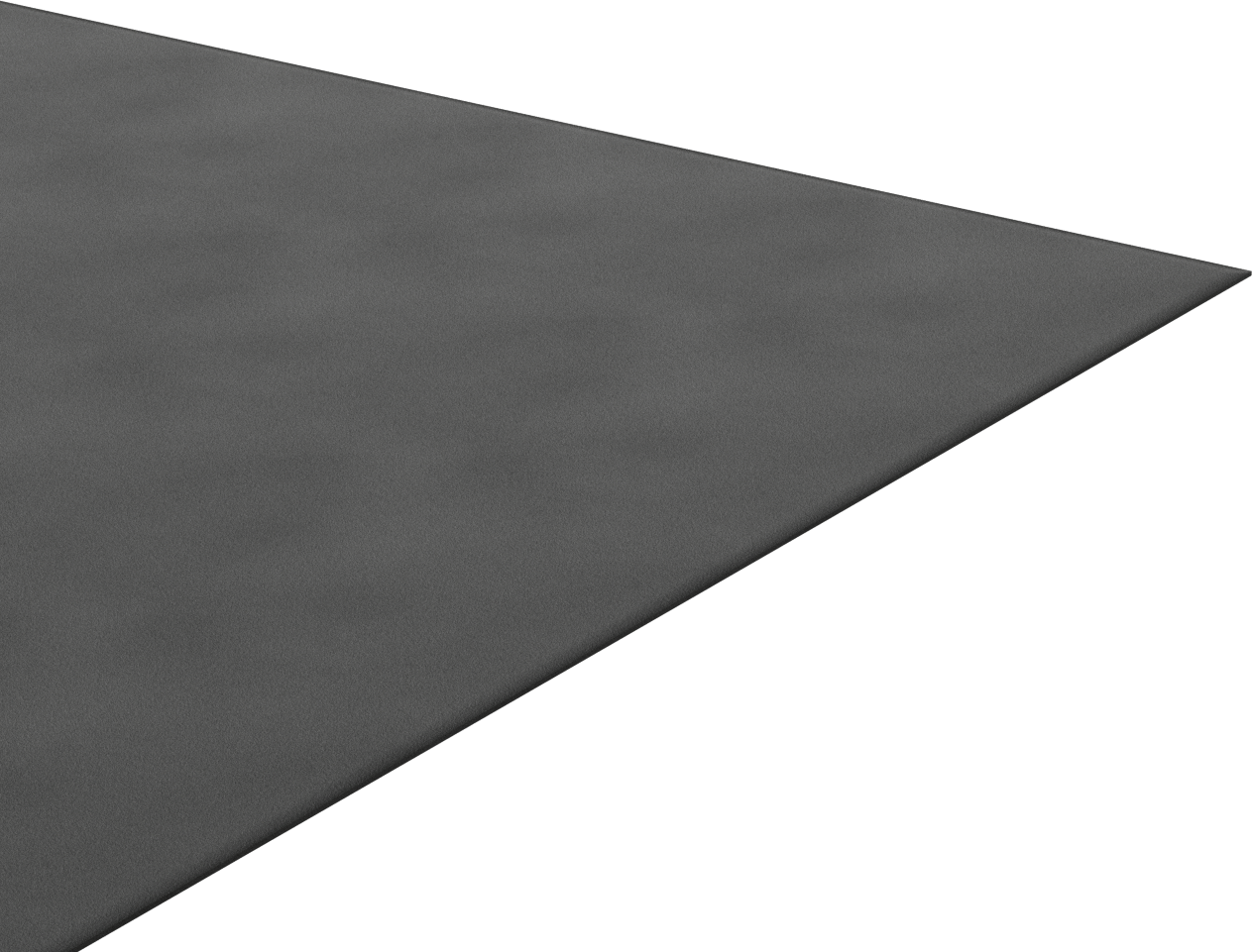 Ultra Hava Koşullarına Dayanıklı EPDM Köpük Levha, Ultra Yumuşak, 36 inç Genişlik, 1/16" Kalınlık, 36" Uzunluk