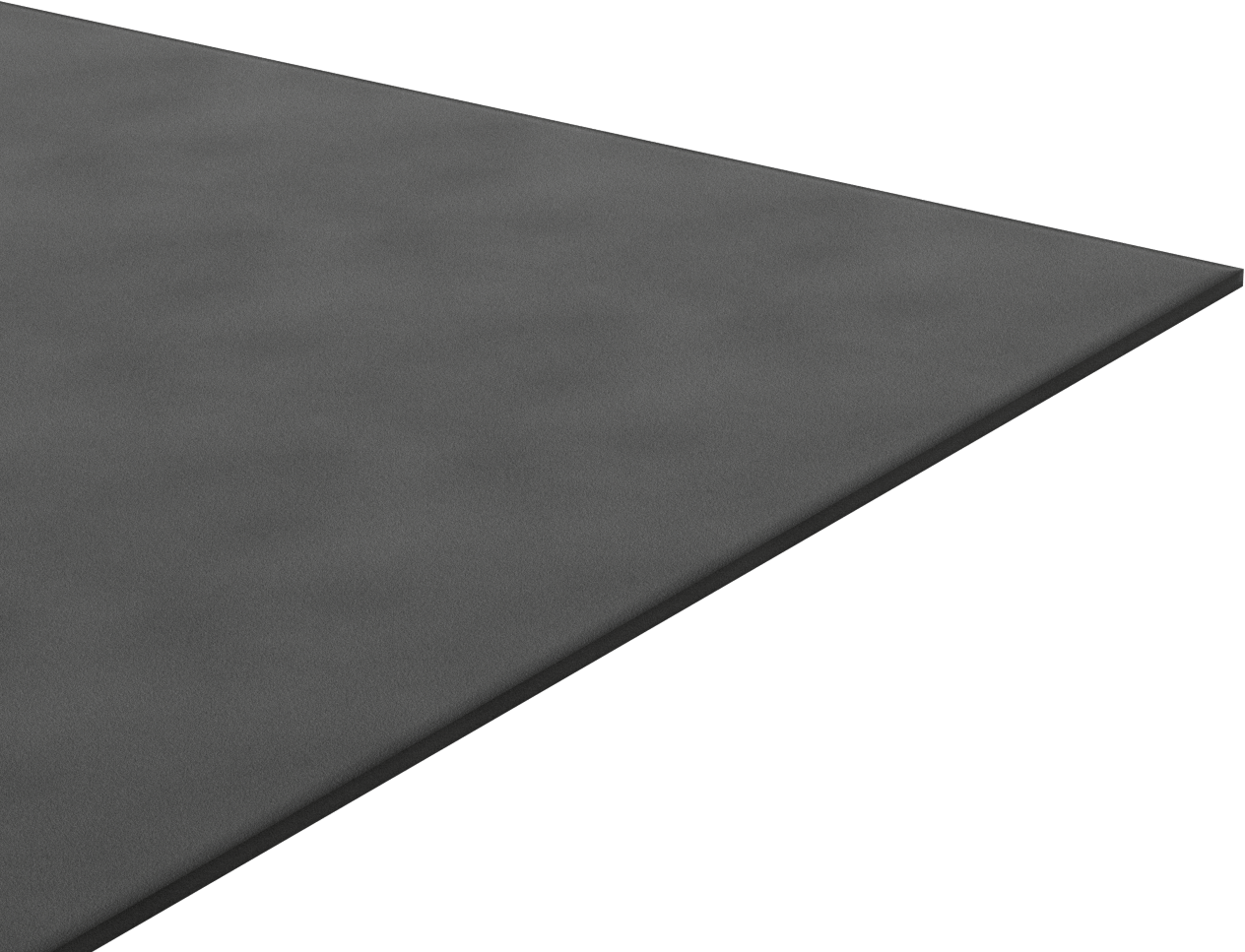 Ultra Hava Koşullarına Dayanıklı EPDM Köpük Levha, Yapışkanlı, Ultra Yumuşak, 36 inç Genişlik, 1/4" Kalınlık, 36" Uzunluk