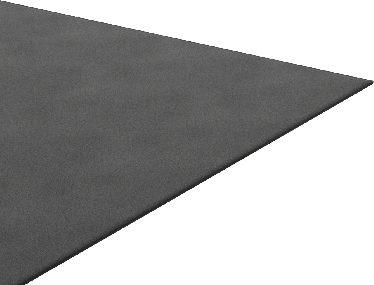 Ultra Hava Koşullarına Dayanıklı EPDM Köpük Levha, Yapışkanlı, Ultra Yumuşak, 36 inç Genişlik, 1/8" Kalınlık, 36" Uzunluk