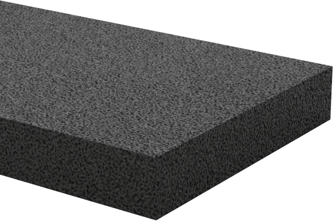 Ultra Hava Koşullarına Dayanıklı EPDM Köpük Levha, Yapışkanlı, Ultra Yumuşak, 1" Genişlik, 3/16" Kalınlık, 50 Fit Uzunluk