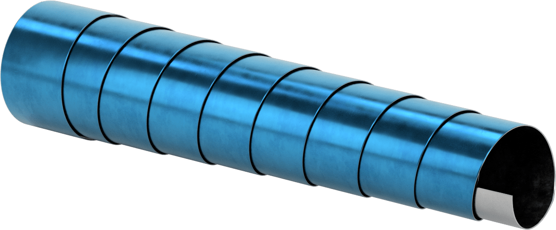 Metal Teleskopik Körük, 1-1/2" ID, 2-1/4" OD