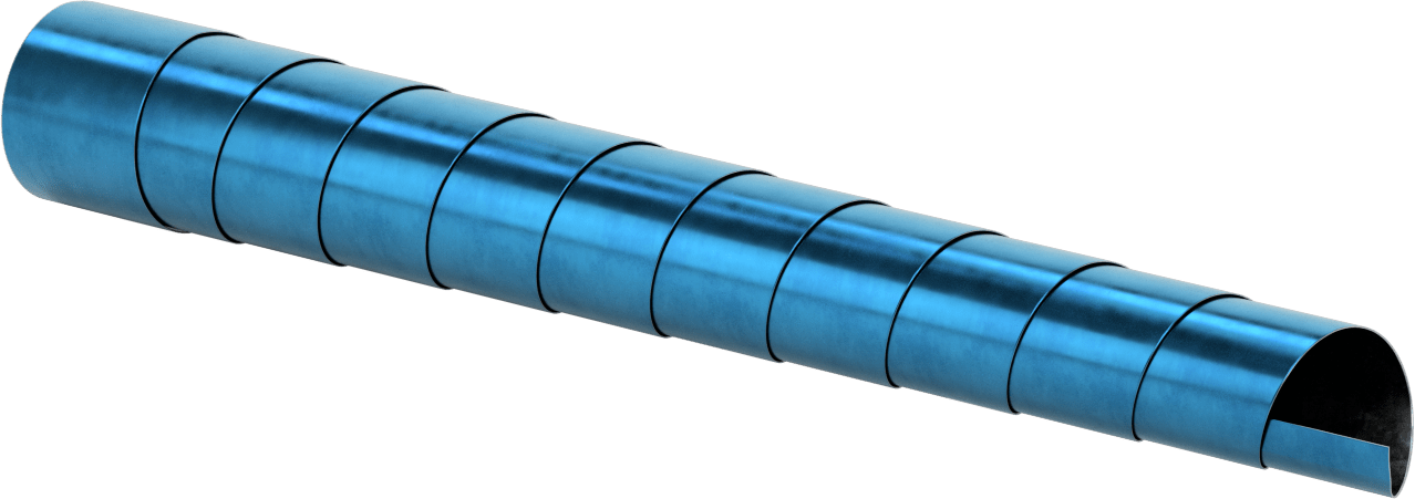 Metal Teleskopik Körük, 1-1/2" ID, 2-3/8" OD