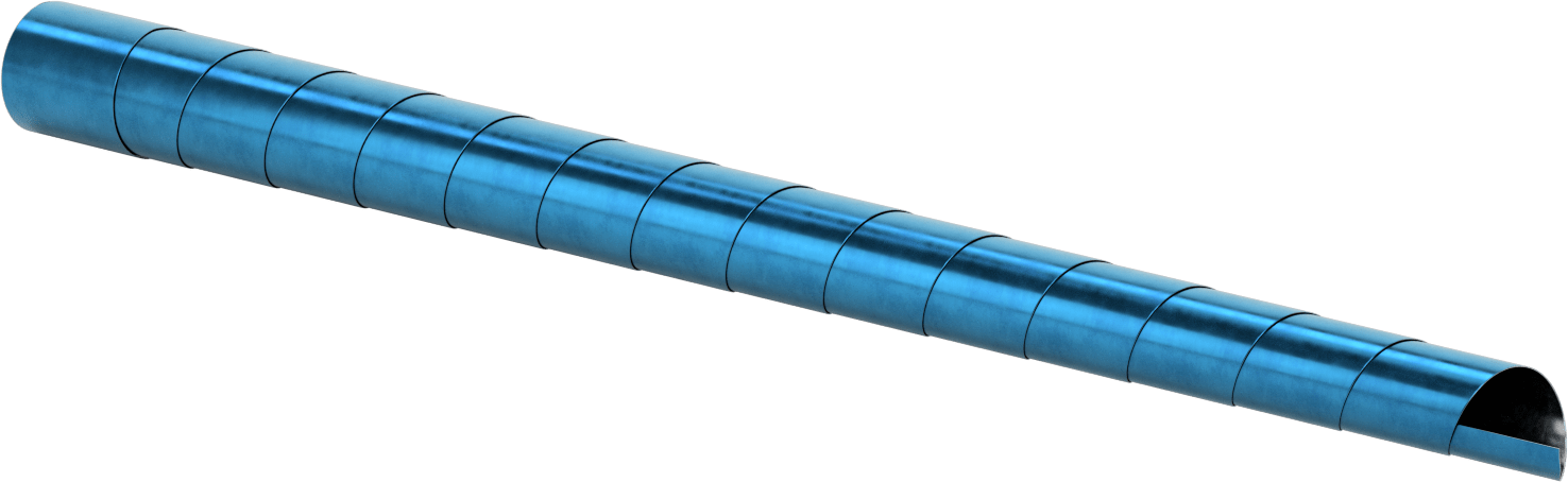 Metal Teleskopik Körük, 1-3/4" ID, 2-3/4" OD