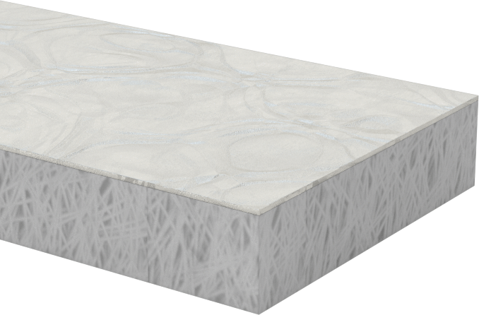Yüksek Sıcaklık Seramik Elyaf Boru Yalıtımı, Alkali Toprak Silikat, 12 Fit Uzunluk x 1“ Genişlik x 1/4” Kalınlık