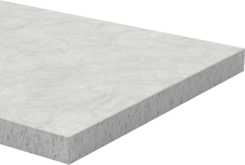 Yüksek Sıcaklık Seramik Elyaf Boru Yalıtımı, Alkali Toprak Silikat, 12 Fit Uzunluk x 3“ Genişlik x 1/4” Kalınlık
