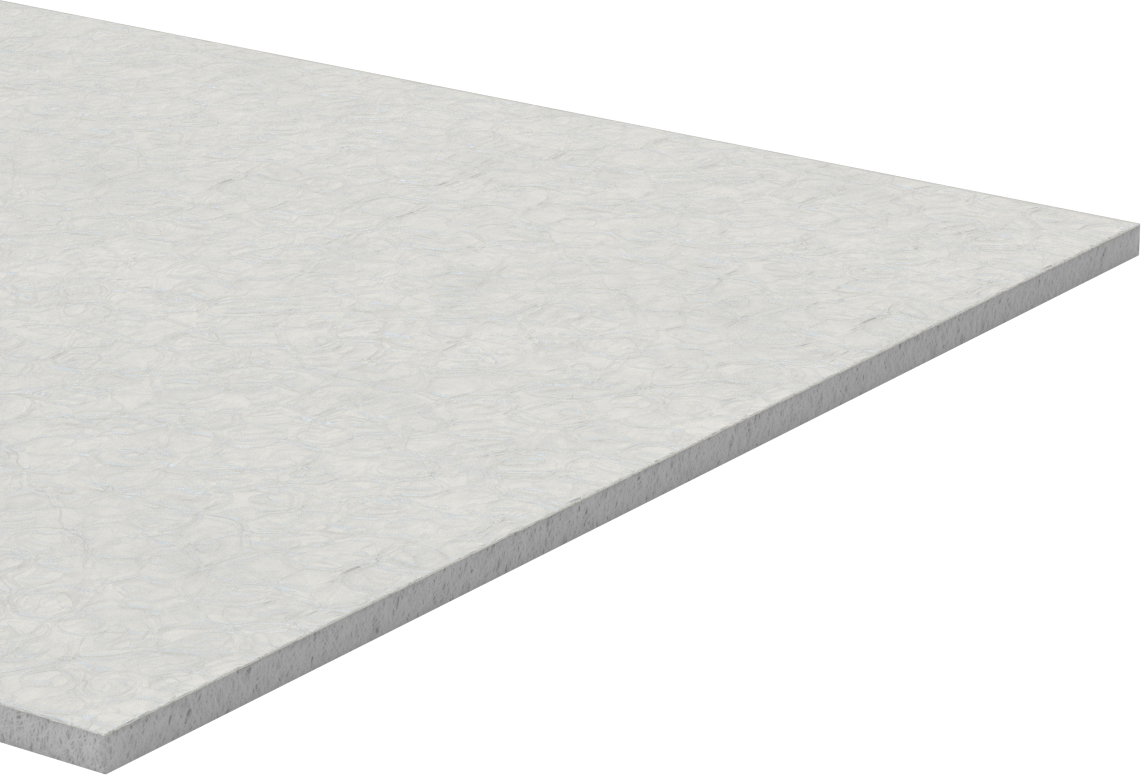 Yüksek Sıcaklık Seramik Elyaf Boru Yalıtımı, Alkali Toprak Silikat, 12' Uzunluk x 12“ Genişlik x 1/4” Kalınlık