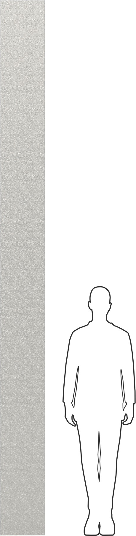 Yüksek Sıcaklık Seramik Elyaf Boru Yalıtımı, Alkali Toprak Silikat, 12 Fit Uzunluk x 12“ Genişlik x 1” Kalınlık