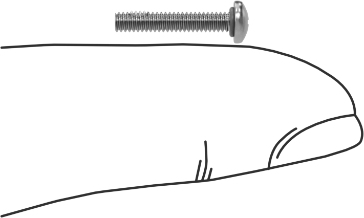 Titreşime Dayanıklı Sızdırmaz Yuvarlak Başlı Vidalar, 2-56 Diş Boyutu, 1/2" Uzunluk