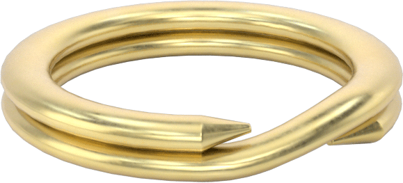 Pirinç Yarı Halka, 1/2" OD