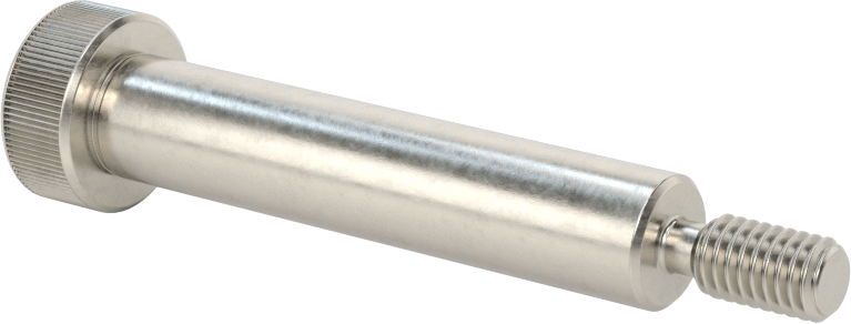 18-8 Paslanmaz Çelik Omuzlu Vida, 10 mm Omuz Çapı, M6 x 1 mm Diş