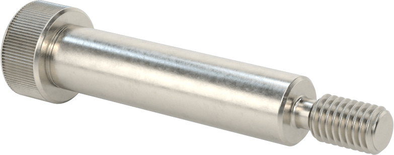 18-8 Paslanmaz Çelik Omuzlu Vida, 12 mm Omuz Çapı, M8 x 1,25 mm Diş