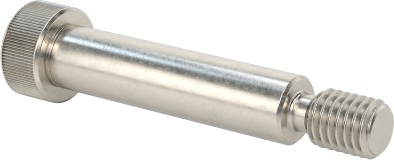 18-8 Paslanmaz Çelik Omuzlu Vida, 12 mm Omuz Çapı, M10 x 1,5 mm Diş