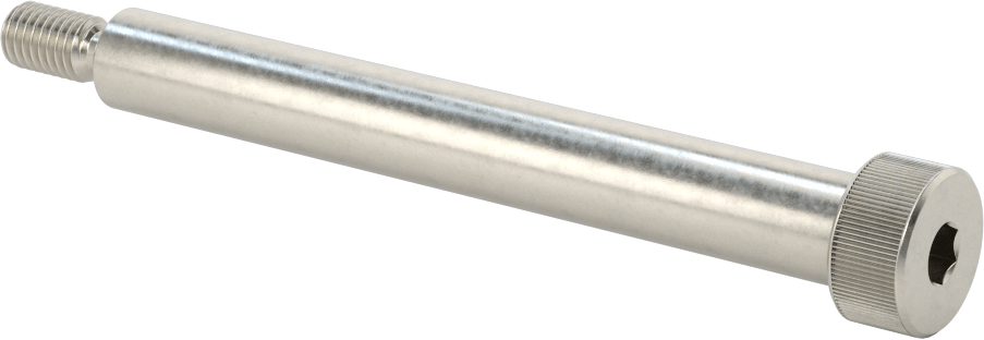 18-8 Paslanmaz Çelik Omuzlu Vida, 12 mm Omuz Çapı, M8 x 1,25 mm Diş