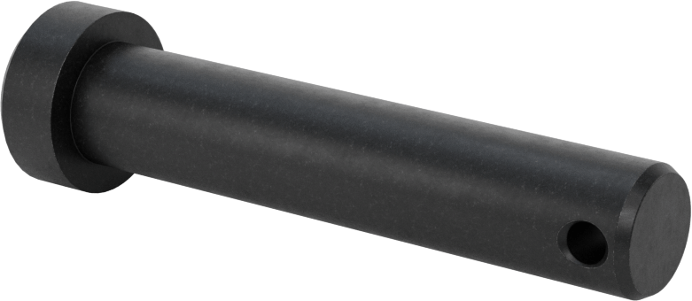 4140 Alaşımlı Çelik Hassas Çatal Pim, 1/2" Çap, 2-1/4" Kullanılabilir Uzunluk