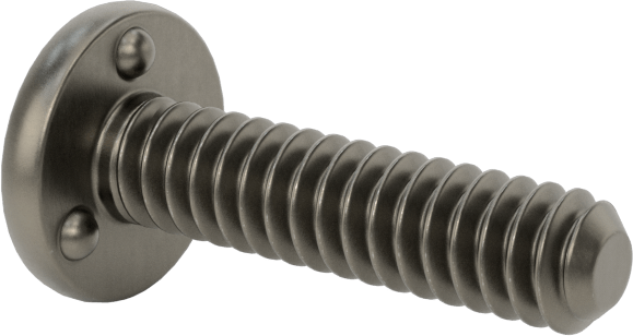 Kaynaklı Saplamalar, Çelik, 6-32 Diş Boyutu, 5/8" Uzunluk, 0,323" Taban Çapı