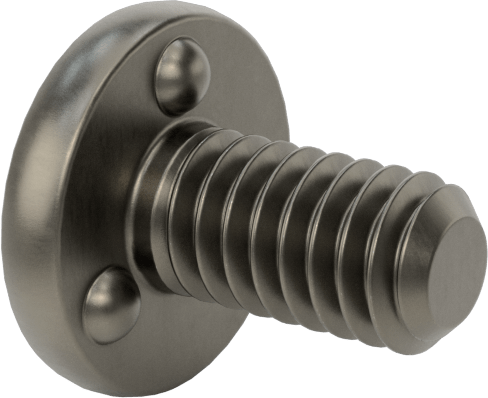 Kaynaklı Saplamalar, Çelik, 8-32 Diş Boyutu, 3/8" Uzunluk, 0,385" Taban Çapı