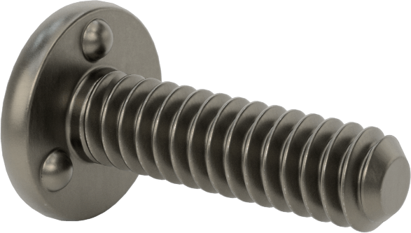 Kaynaklı Saplamalar, Çelik, 10-24 Diş Boyutu, 3/4" Uzunluk, 0,448 inç Taban Çapı