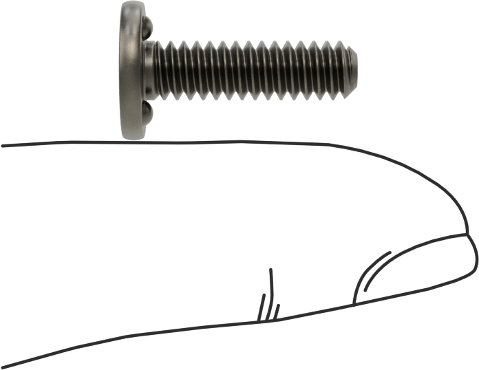 Kaynaklı Saplamalar, Çelik, 10-24 Diş Boyutu, 3/4" Uzunluk, 0,448 inç Taban Çapı