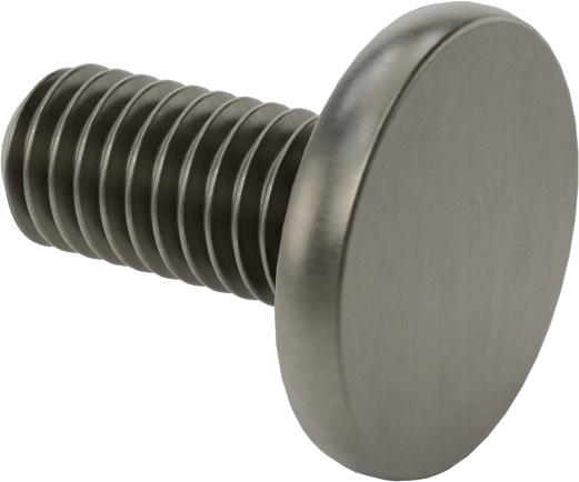 Kaynaklı Saplamalar, Çelik, 10-32 Diş Boyutu, 1/2" Uzunluk, 0,448 inç Taban Çapı