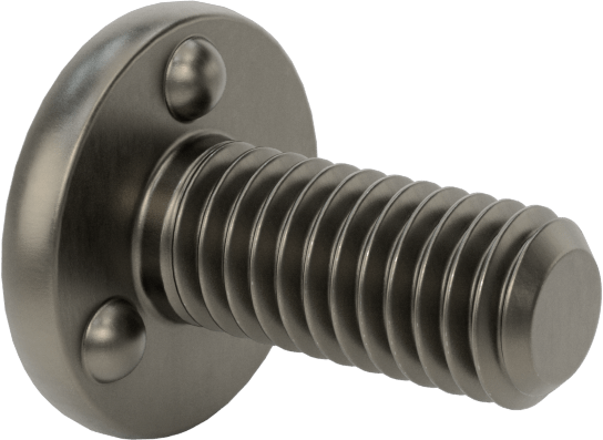 Kaynaklı Saplamalar, Çelik, 10-32 Diş Boyutu, 1/2" Uzunluk, 0,448 inç Taban Çapı