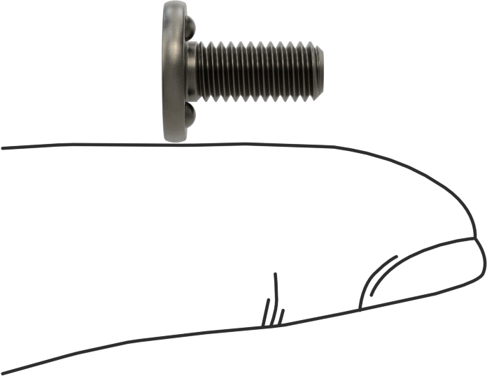Kaynaklı Saplamalar, Çelik, 10-32 Diş Boyutu, 1/2" Uzunluk, 0,448 inç Taban Çapı