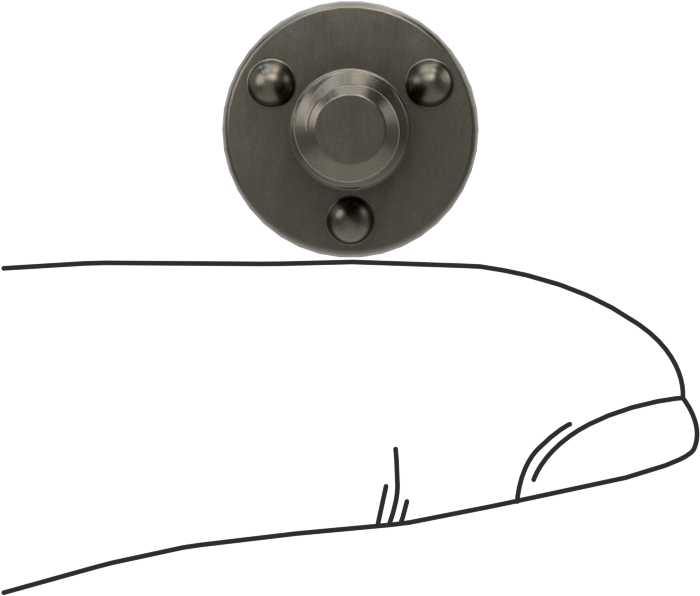 Kaynaklı Saplamalar, Çelik, 1/4"-20 Diş Boyutu, 3/8" Uzunluk, 0,575" Taban Çapı