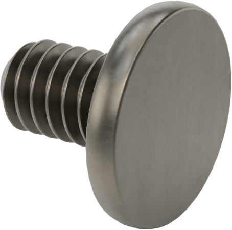 Kaynaklı Saplamalar, Çelik, 1/4"-20 Diş Boyutu, 1/2" Uzunluk, 0,575" Taban Çapı