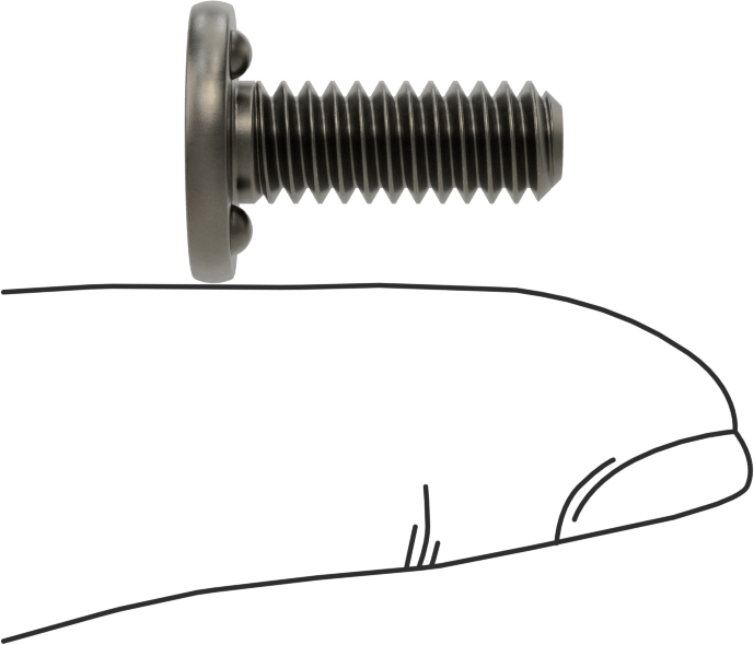 Kaynaklı Saplamalar, Çelik, 1/4"-20 Diş Boyutu, 3/4" Uzunluk, 0,575" Taban Çapı