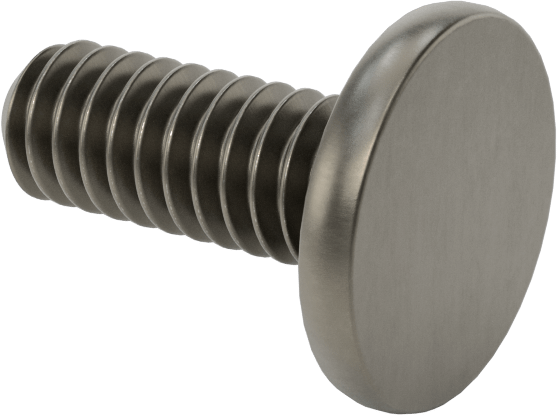 Kaynaklı Saplamalar, Çelik, 1/4"-20 Diş Boyutu, 3/4" Uzunluk, 0,575" Taban Çapı