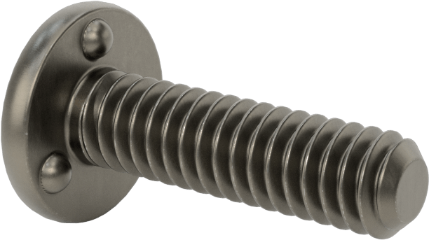 Kaynaklı Saplamalar, Çelik, 1/4"-20 Diş Boyutu, 1" Uzunluk, 0,575" Taban Çapı