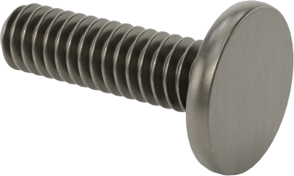 Kaynaklı Saplamalar, Çelik, 1/4"-20 Diş Boyutu, 1" Uzunluk, 0,575" Taban Çapı