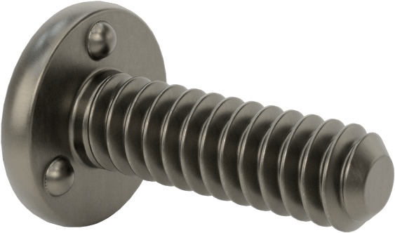 Kaynaklı Saplamalar, Çelik, 6-32 Diş Boyutu, 1/2" Uzunluk, 0,323" Taban Çapı