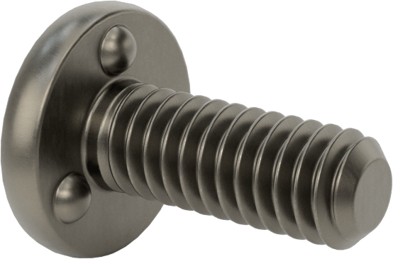 Kaynaklı Saplamalar, Çelik, 8-32 Diş Boyutu, 1/2" Uzunluk, 0,385" Taban Çapı