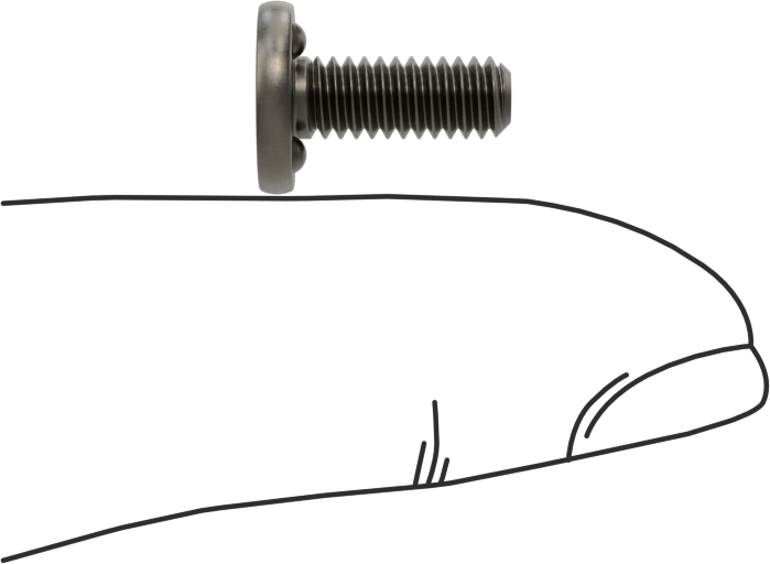 Kaynaklı Saplamalar, Çelik, 8-32 Diş Boyutu, 1/2" Uzunluk, 0,385" Taban Çapı