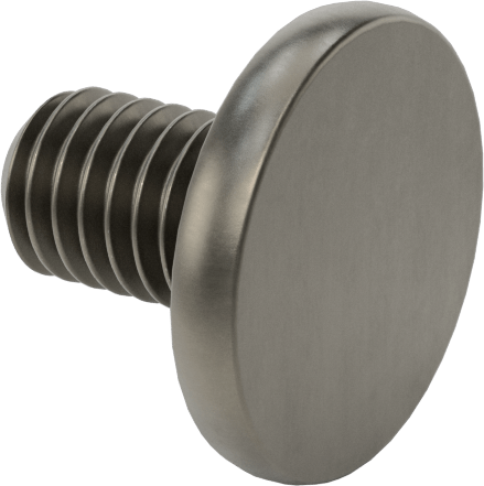 Kaynaklı Saplamalar, Çelik, 10-32 Diş Boyutu, 3/8" Uzunluk, 0,448 inç Taban Çapı