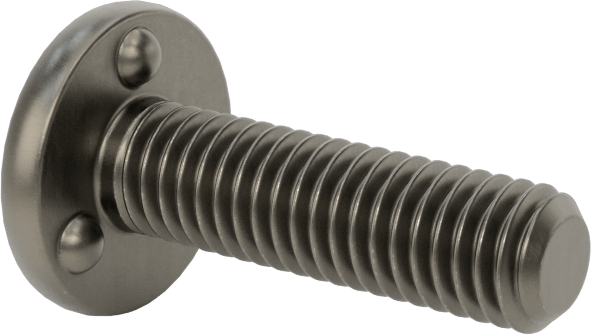 Kaynaklı Saplamalar, Çelik, 10-32 Diş Boyutu, 3/4" Uzunluk, 0,448 inç Taban Çapı