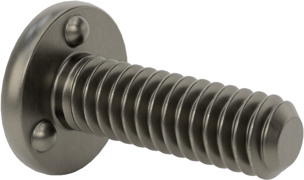 Kaynaklı Saplamalar, Çelik, 1/4"-20 Diş Boyutu, 7/8" Uzunluk, 0,575" Taban Çapı