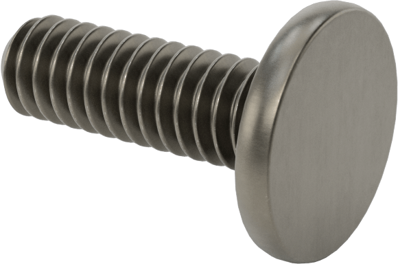 Kaynaklı Saplamalar, Çelik, 1/4"-20 Diş Boyutu, 7/8" Uzunluk, 0,575" Taban Çapı